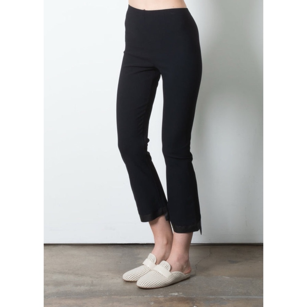 Elaine Kim Olga Cropped Pant in Black